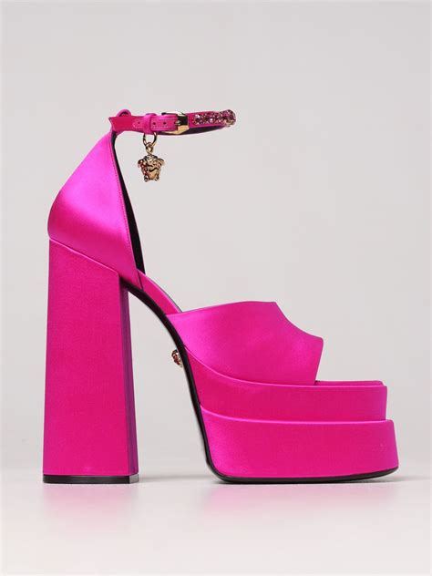 scarpe tacco modello versace|Scarpette Versace in Pelle Rosa taglia 39 IT .